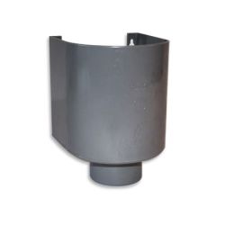 PVC Sammelbehälter - Auffangbecken mit Abfluss 70 mm rund