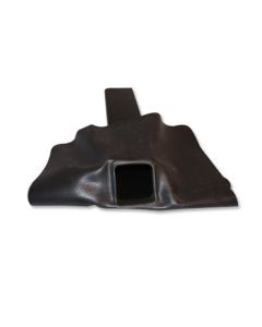 EPDM Regenwasserabfluss 45 Grad mit 60x80x300 mm Flachdacheinlauf mit EPDM Foliekragen
