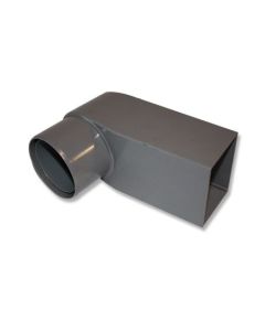 PVC grau Gang 60x100 Stadt Outlet Rohr 80-100mm